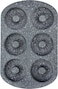 Royalford Rf9905 Doughnut Pans For Baking With 6 Slots - Reusable Bagel Mold Tray For Prolonged Use, Microwave, &amp; Freezer Safe, Baking Molds For Small Donuts, Cookie, Resin Art, &amp; More