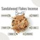 AWAFI MILL  Sandalwood Flakes - Premium Quality Aromatic Wood Fragments - (Bottle of 100 gram / 3.5 Oz)