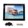Edragonmall - Crony 12.1 In Digital Photo Frame With High Resolution And Widescreen Lcd, Music And Hd Video -Black