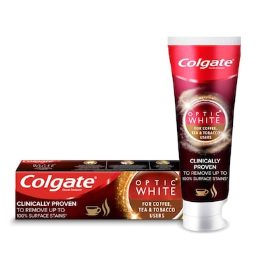 Colgate Optic White For Coffee Tea And Tobaco Users Whitening Toothpaste 75ml