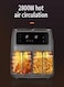 Air Fryer Electric 8 Liters Hot Oven Oilless Cooker LCD Digital Touch Screen 2800W