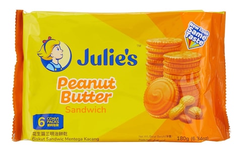 Julie&#39;s Peanut Butter Sandwich Biscuit 180g