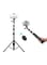Generic - 2-In-1 Extendable Tripod Selfie Stick Mount With Wireless Remote Control Black