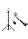 Generic - 2-In-1 Extendable Tripod Selfie Stick Mount With Wireless Remote Control Black