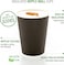 Lavish 4 Oz Disposable Black Ripple Cups Picnic, Travel, And Events [500 Units]
