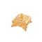 ZK Wedding party tableware Arabian gold candy / sugar pot tray dish for home / hotel / restaurant