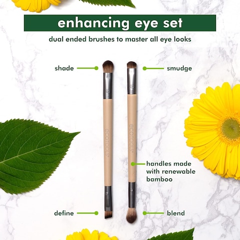 Ecotools Eye Enhancing Duo Brush Set