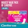 Carefree Cotton Feel Perfume Free Panty Liners Normal Size Pack of 100