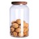 Bon Appetit Round Glass Jar With Crock Lid 1L