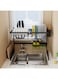 Generic Over The Sink Dish Drainer Drying Rack Black