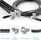 ULTIMAX Jump Rope Adjustable for Fitness Workout Exercise Jump ropes-Black