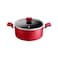 Tefal Expert Stewpot with Glass Lid - Size 20 - Red