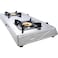 Nobel Gas Stove with Dual Gas Burner/2 Brass Burners and Stainless Steel - NGT2004