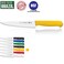 Tramontina Since 1911, Made In Brazil Professional 8 Inches Meat Knife With Stainless Steel Blade And Yellow Polypropylene Handle With Antimicrobial Protection
