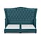 In House Taj Mahal Linen Bed Frame - Queen - 200x140cm - Turquoise