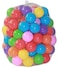 Generic Balls Pool Balls Soft Plastic Ocean Ball For Playpen Colorful Soft Stress Air Juggling Balls Sensory Baby Toy 100Pcs