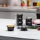 Vsell24 100Pc 2 Ounce Plastic Disposable Portion Cup Containers With Lid Sauce Jello Shot Souffl&eacute; Sampling Cups Black