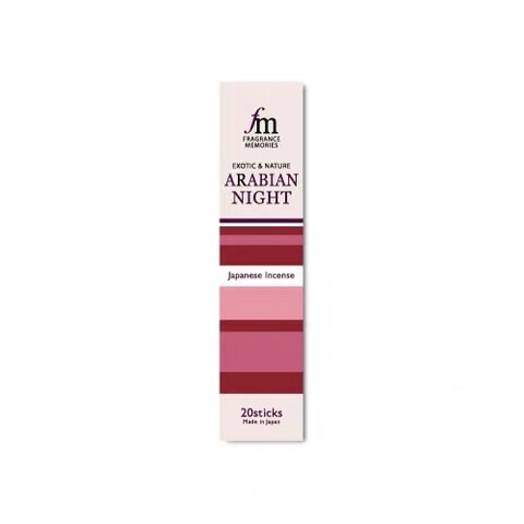 Incense FRAGRANCE MEMORIES - EXOTIC &amp; NATURE - Arabian Night 20 sticks