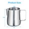 Generic Stainless Steel Milk Frothing Pitcher, 350Ml/12Oz Milk Frothing Cup Perfect Size For Making 1 Cappuccino Or 2 Lattes, Ideal For Espresso Machines And Latte Art