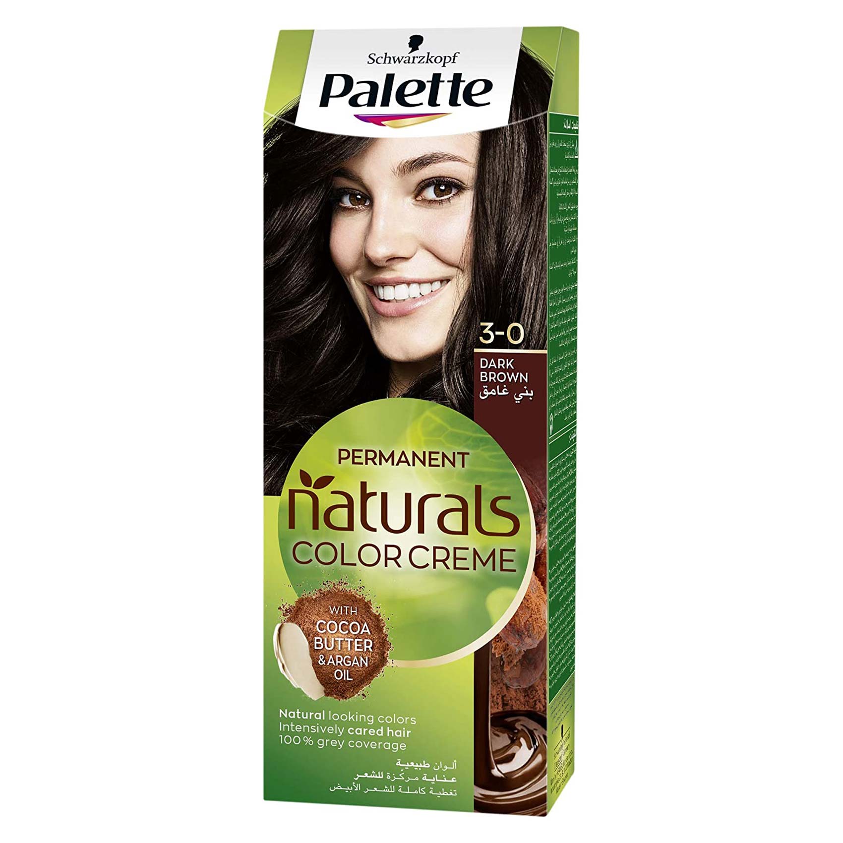 Schwarzkopf Palette Naturals Hair Dye - 3-0 Dark Brown