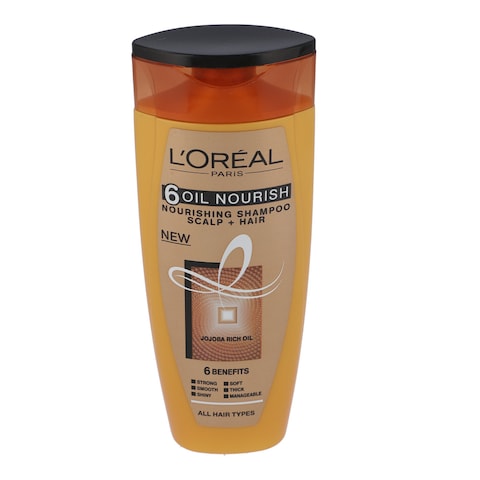 L&#39;Oreal Paris 6 Oil Nourishing Shampoo Scalp + Hair 175 ml