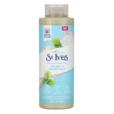 St. Ives Exfoliating Sea Salt And Pacific Kelp Body Wash 473ml