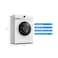 Midea Washer FL MF100W60/W 6kg White (Plus Extra Supplier's Delivery Charge Outside Doha)