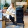 Teknum Stroller with Rocker w/ Red Diaper tote Bag- Black