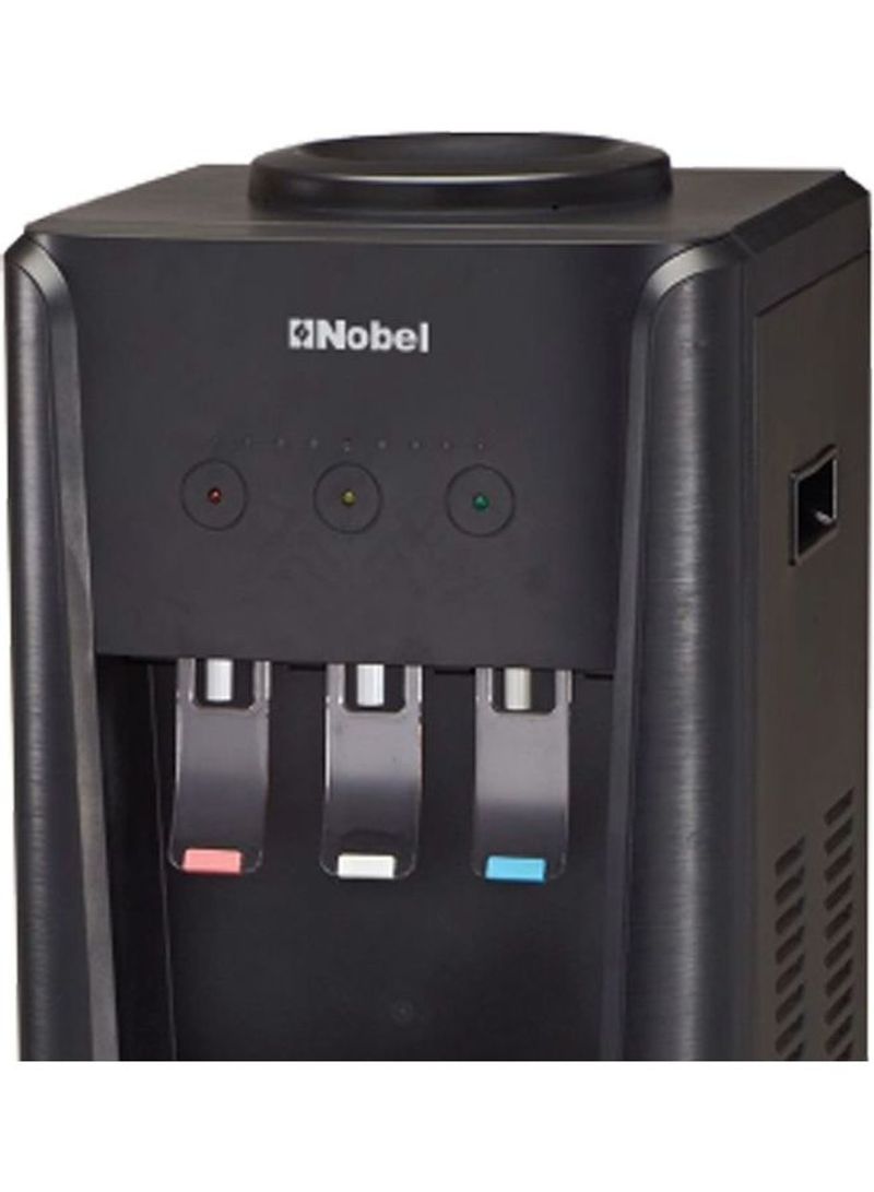 Nobel 3 Tap Top Load Water Dispenser, Black And Silver, NWD1607