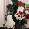 Red Dot Gift Pet Dog Paw Christmas Stocking (40 * 20cm), Xmas Tree Hanging Pendant Candy Gift Bag For Holiday And Pet Dog Storage Bag Christmas Party Mantel Decorations (Red, 1)