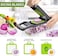 Generic Vegetable Cutter Cube Cutter Vegetable Chopper Vegetable Slicer Suitable For Grating Slices 14 In 1 Multifunctional Cutter Cucumber Slicer Fruit Cutter Potato Cutter