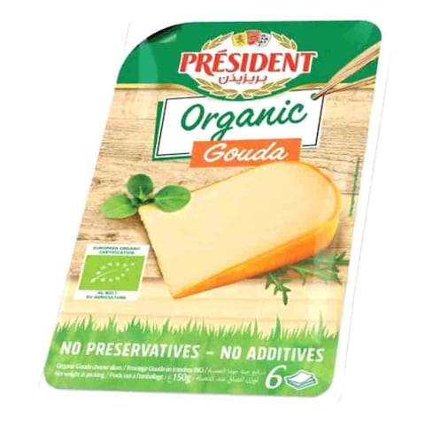 Buy President Organic Gouda 150g in UAE