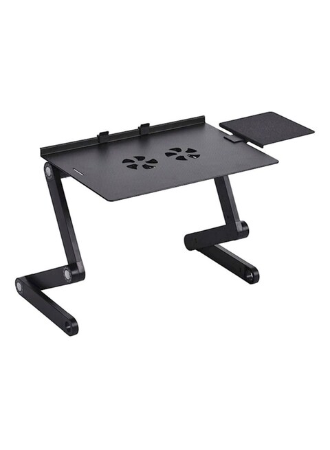 Generic - Foldable Laptop Table Stand Black