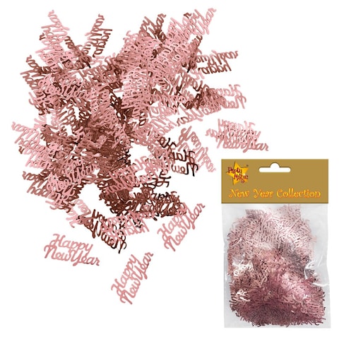 Party Magic Foil Happy New Year Confetti Bag 1 Oz- Ross Gold