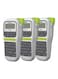 Brother PTH 110 English and Arabic Handheld Label Printer, Black &amp; White 3 bundle white