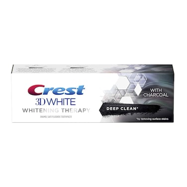 Crest 3D White Whitelock Micropolishers Toothpaste With Charcoal Fresh Mint Flavor 88ml​