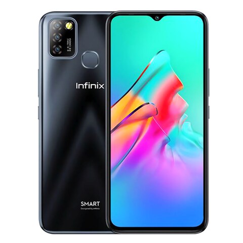 Infinix Smart 5 - 6.6-inch 32GB/2GB Dual SIM 4G Mobile Phone - Midnight Black