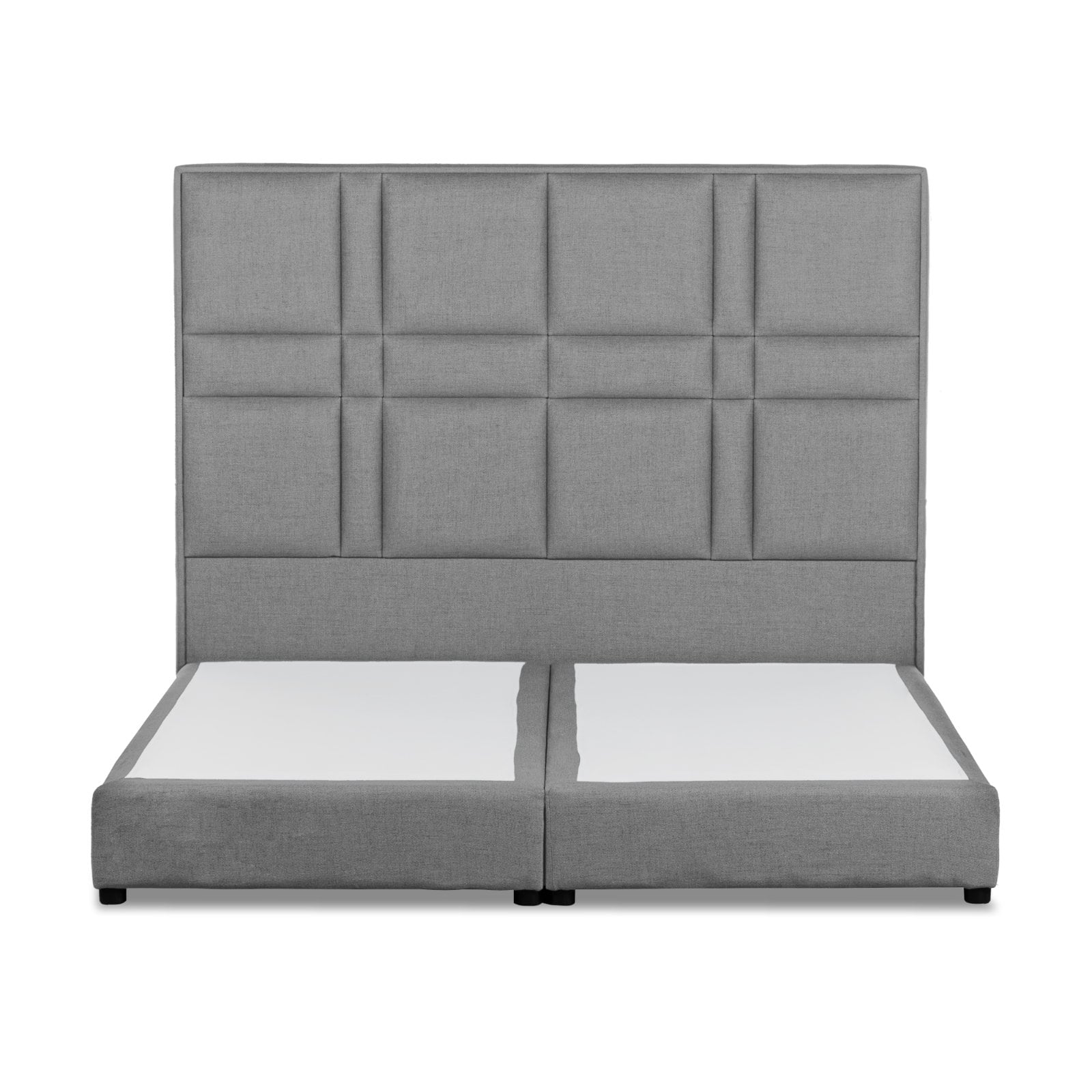 Thumbnail image for In House Berlin Linen Bed Frame - Queen - 200x150cm - Light Gray