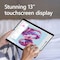 Microsoft Surface Pro 9 2 In 1 Tablet, Intel Core i7-1255U, 16GB RAM, 512GB SSD, 13-inch PixelSense Flow Touch Display, Windows 11 Pro, Platinum, QIY-00007