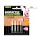 Duracell Rechargeable Batteries AAA 900 mAh Black 4 count