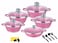Cookware set with Granite material 17 pieces