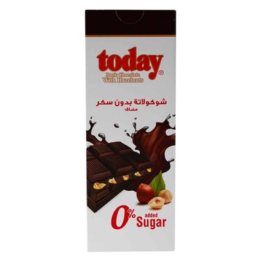 Today Chocolate Dark With Hazelnut Sugar Free 65GR
