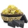 AWAFI MILL  Golden Luban Resin From Ethiopia  Triangle Charcoal Tablet - (100 gram With 20 Charcoal Piece)
