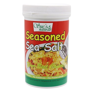 Sue&#39;s Naturals Seasoned Sea Salt 500g