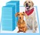 Vsell24 50PC 6 Layer Leak Proof &amp; Quick Dry Dog Pee Pads Disposable Dry Design Pet Training Pads Potty Training Large