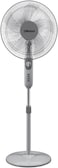 Nobel 16 Inch, 90 Degree Oscillation Stand Fan With 3 Speed 5 Blades And Timer, Multi Speed Function &amp; Dual Frequency, 5 Highlight Efficient Blade With Air Vortex Technology NF145 Gray