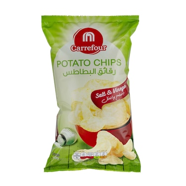 Carrefour Salt And Vinegar Flavour Potato Chips 170g