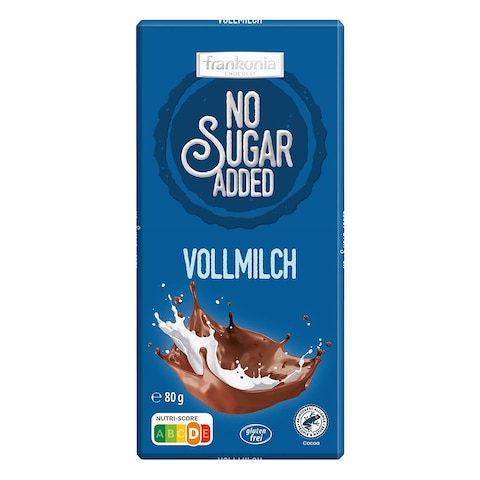 FRANKONIA MILK CHOCO MALTITOL 80G