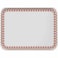 Servewell Amber Melamine Serving Tray White 24x18cm