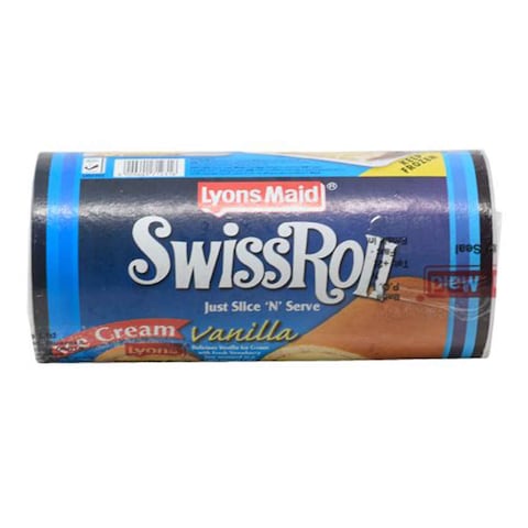 Lyons Maid Swiss Roll Vanilla Ice Cream 650ml